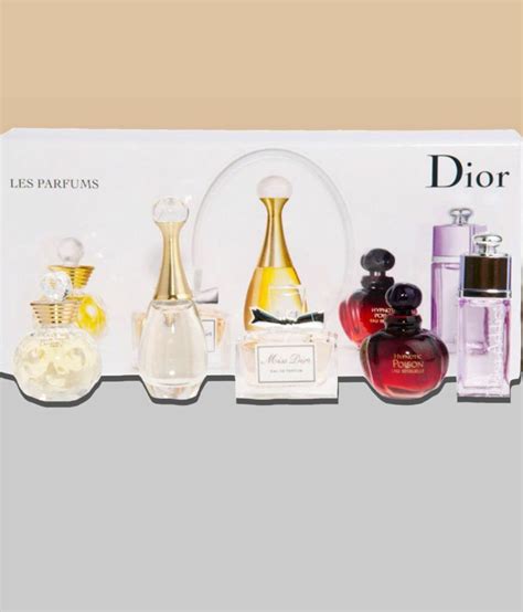 les parfums dior set|christian dior perfume miniature sets.